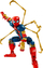 Figurë ndërtuese Marvel Iron Spider Man, me krahë robotikë, e lëvizshme, shumëngjyrëshe