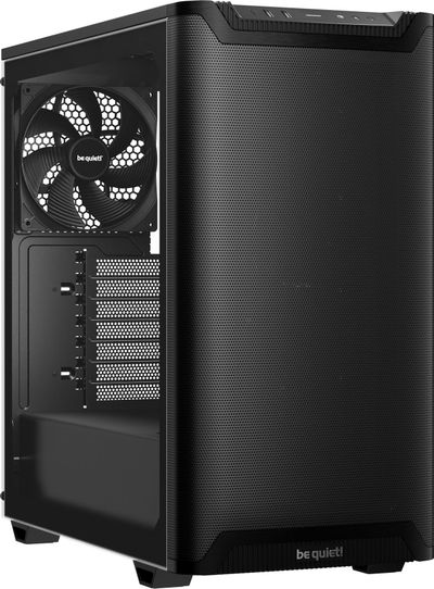 Kuti kompjuteri Be Quiet Pure Base 501 Airflow, ATX, me xham t'kalit, e zezë