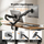 Krah biure SENSE7 HANG DOUBLE Light, për 2 monitorë 17"-32", VESA 75x75 100x100, i zi