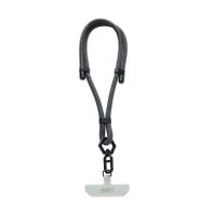 Rrip dore për telefon UAG Wrist Tether Civilian, poliester, i rregullueshëm 70 cm, gri e zezë