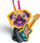 Set kreativ Clementoni Idea Sparkling 3D Stickers, me gurë dekorativë, për fëmijë