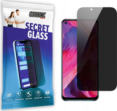 Xham mbrojtës privatësie Grizz SecretGlass për Oppo A54s, 9H, i tejdukshëm