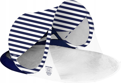 Çadër plazhi Spokey Stratus SPK-944843, hapje automatike, filtër UV40, blu