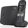 Telefon pa tel Gigaset E630, Analog DECT, me ekran 1.8", ngjyrë e zezë