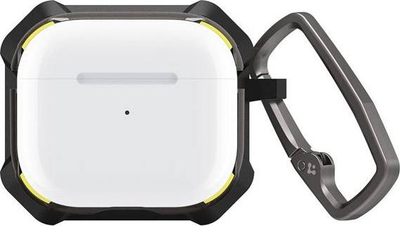 Futrollë mbrojtëse Spigen Tough Armor për Apple AirPods 3, me karabinë, e zezë
