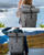 Çantë shpine Inateck RollTop, 25L-30L, për laptop 15\"-17\", gri