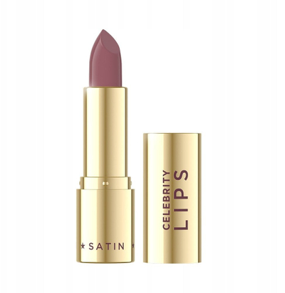 Кармин Celebrity Lips Creamy Lipstick, сатенски финиш, кремаста текстура, природна розова