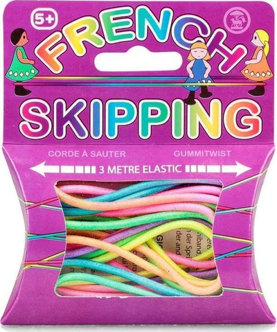Lodër litar elastik për kërcim Tobar French Skipping, për kalamaj, shumëngjyrësh