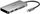USB C разделник D Link 6 во 1, HDMI 4K, напојување 100W, сива
