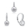 Set bizhuteri Brilio Silver SET201W - vathë + varëse