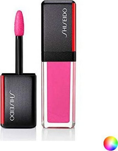 Shkëlqyes buzësh Shiseido LacquerInk Lip Shine, me shkëlqim të fortë, ngjyrë e kuqe