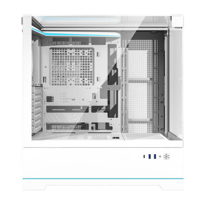 Kuti kompjuteri Darkflash DY450, ATX, xham i tejdukshëm, e bardhë