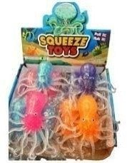Lodër antistres oktapod Madej Squid, set 12 copë, ngjyra të ndryshme