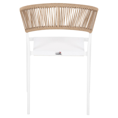 Kolltuk alumini Miri 57x63x82Hcm (HM5891.22), bardhë/ bezhë