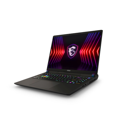 Laptop MSI Vector 16 HX A13VHG, 16", Intel Core i9-13980HX, 32GB RAM, 1TB SSD, NVIDIA GeForce RTX 4080, i hirtë i errët