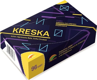 Karta edukative Line, set 96 copë, lojë logjike për kalamoj, me shumë ngjyra