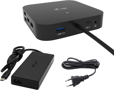 Stacion docking i-tec USB-C, 3x Display, LAN, PD 100W + karikues universal i-tec 12 W