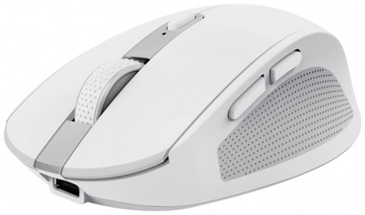 Maus pa kabllo Trust Ozaa Compact, Bluetooth 2.4GHz, me bateri të rikarikueshme, i bardhë
