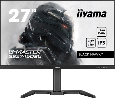 Monitor iiyama G-MASTER GB2745QSU-B1, 27", 2560 x 1440, 2K Ultra HD, 100 Hz, i zi