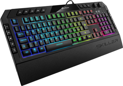 Tastierë gaming Sharkoon SKILLER SGK5, RGB, me numpad, e zezë