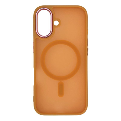Këllëf telefoni Wozinsky Fashion MagSafe për Samsung Galaxy S24 FE, TPU, portokalli