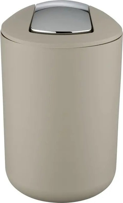 Koshi mbeturinash WENKO Swing Lid Bin 21222100, 6.5L, plastikë, taupe