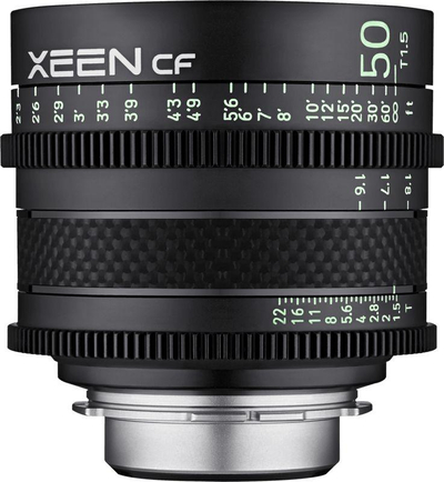 Lente Samyang XEEN CF për Sony E, 50 mm, F / 1.5, i zi