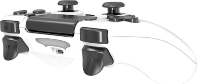 Kontroller White Shark Centurion, wireless / me kabllo, i bardhë
