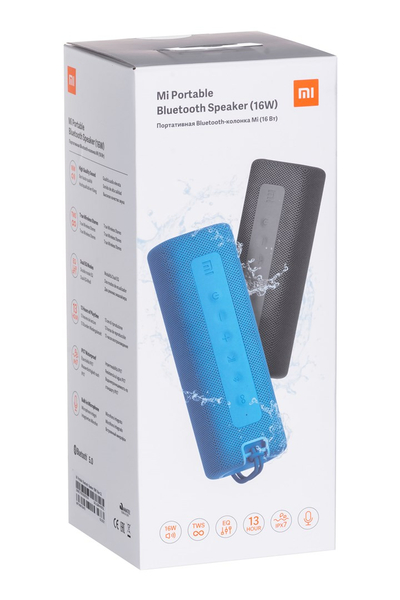 Altoparlant Bluetooth Xiaomi Mi Portable, 16W, IPX7, blu