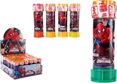 Set flluska sapuni me Spiderman, 36 copë, 60 ml