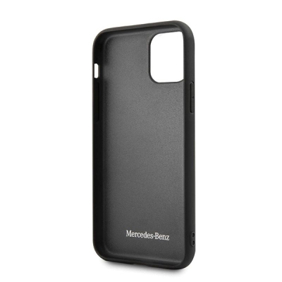 Mbrojtëse telefoni Mercedes-Benz Urban Line për iPhone 11 Pro, lëkurë, skeletë e fortë, e zezë