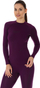 Maicë e brendshme për femra Brubeck Thermoactive Shirt LS13100, XL, vjollcë