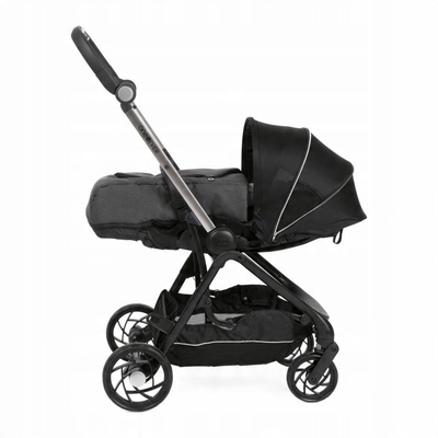 Dyshek karroce Chicco One4Ever, për bebe 0–6 muajsh, 100% poliester, gri