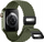 Rrip ore Forcell F-Design FA02 për Apple Watch, najlon magnetik, 42 44 45 49mm, jeshile ulliri e errët