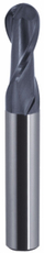 Freza cilindrike B230 X-MILL, karbid VHM, diametër 1.5mm R0.75, Z2 HA4