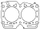 Guarnicion koke motori Cometic Subaru EJ255 EJ257, MLS-5, 101mm, 1.4mm