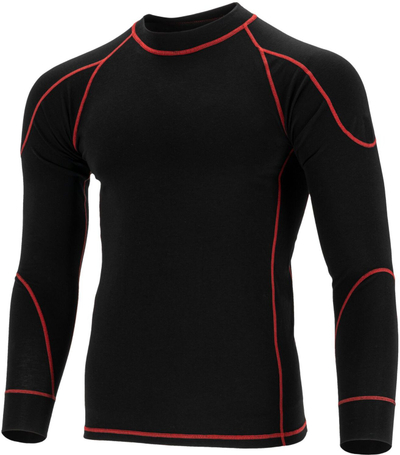 Bluzë me mëngë të gjata Lahti Tencel, përmasa L XL, e zezë