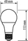 Poç elektrik GTV LED E27 (LD-PC3A60-10W), 10W, 3000K