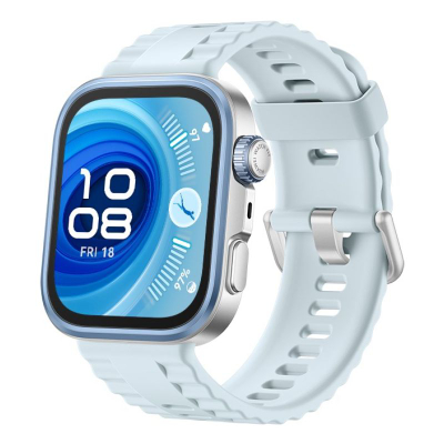 Ora inteligjente Huawei Watch Fit 4 Pro, GPS, rrip fluoroelastomer, Titanium Blue