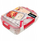 Enë pjekjeje ORION Divided Baking Dish, 21x16x7 cm, xham borosilikat me kapak