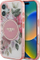 Kapak telefoni Guess GUHMP16SHFWBDCEP, për iPhone 16 6.1", MagSafe, rozë me lule