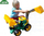 Lodër traktor Lena Bulldozer Excavator 02080, 107cm, 3+, i gjelbër / i verdhë