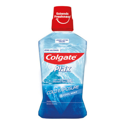 Ujë pastrues për gojë Colgate Plax Cold Explosure, 500 ml
