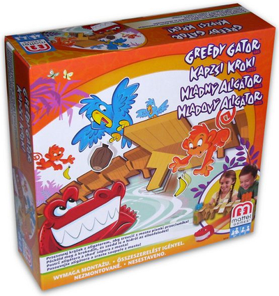 Loja tavoline Greedy Gator, strategji për kalamaj 5+, shumëngjyrëshe