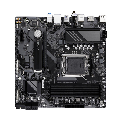 Plakë amë Gigabyte B650M D3HP AX, 5+2+2 Faza VRM, DDR5 EXPO/XMP 7600 MHz, Wi-Fi 6E, e zezë