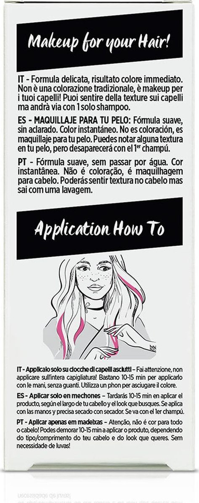 Bojë flokësh L’Oreal Paris Colorista Hair Makeup, gjysmë e përhershme, 30 ml, rozë ari