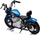 Motoçikletë elektrike për fëmijë YSCY Chopper, 1 sedilje, me pedale, e kaltër