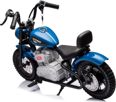 Motoçikletë elektrike për fëmijë YSCY Chopper, 1 sedilje, me pedale, e kaltër