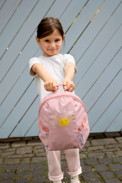 Çantë shpine fëmijësh Shpina Tiny Backpack Sun Peach, e vogël, ngjyrë pjeshke