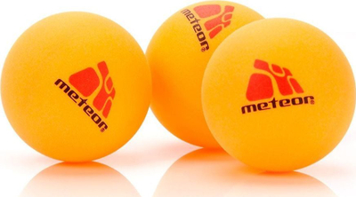 Set pingpongu Meteor, 2 paleta, 3 topa, portokalli